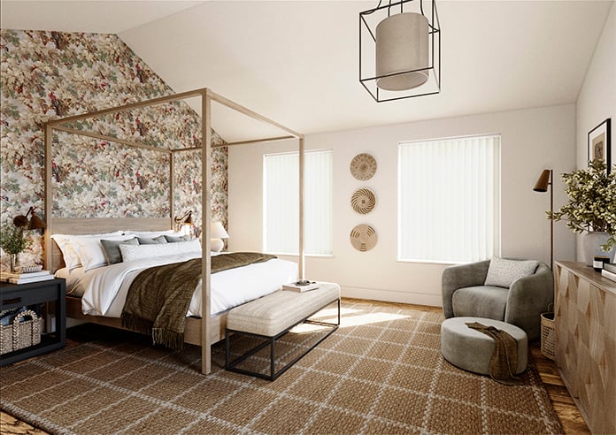 Sabari, Pristine White - Vertical Blind - Image 10